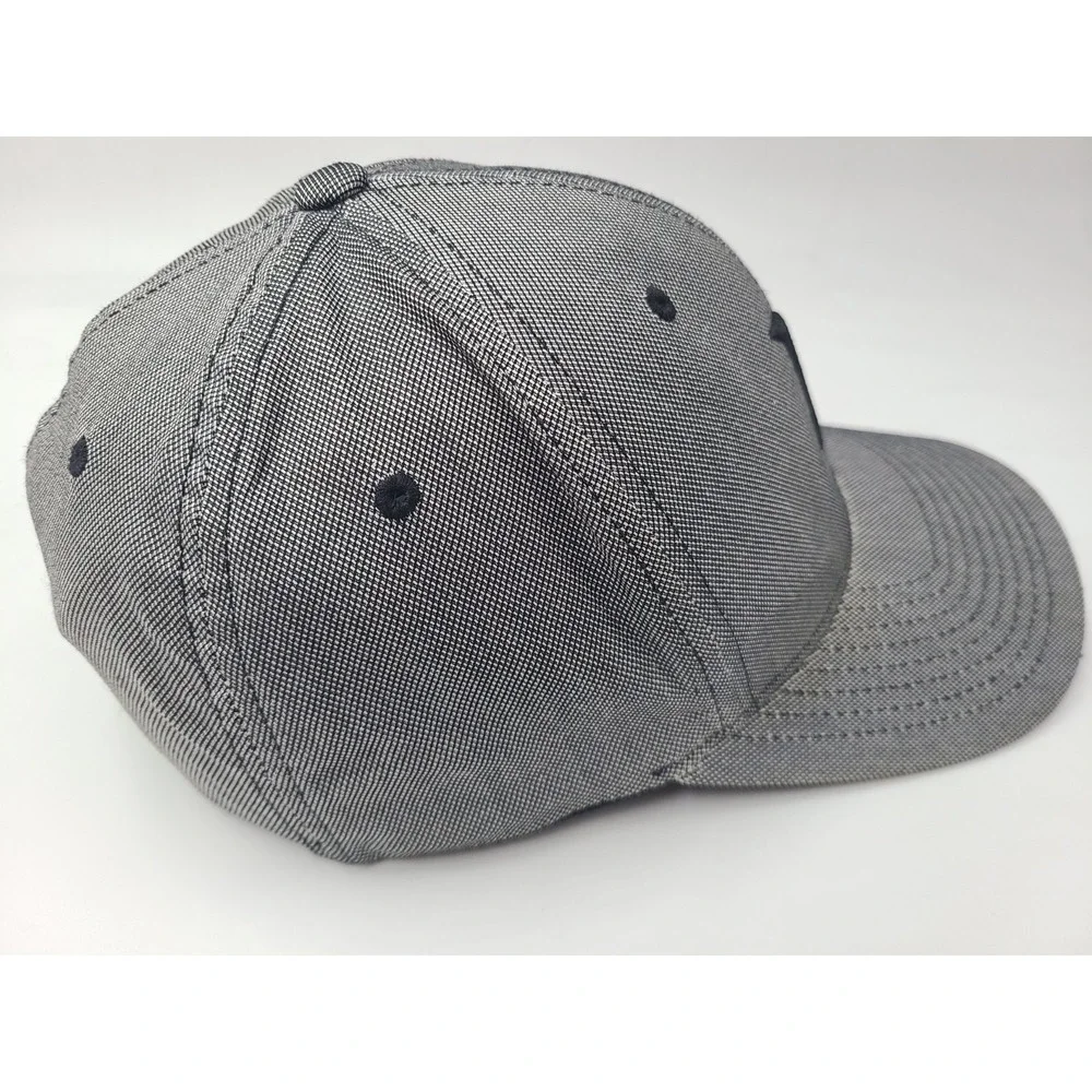 Hurley Flex Fitted (Seems M-L) Hat Cap Surf Skate Skateboard Logo Men Gray Black